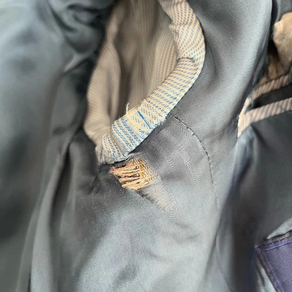 Tommy  Hilfiger plaid gray blazer - Picture 7 of 9